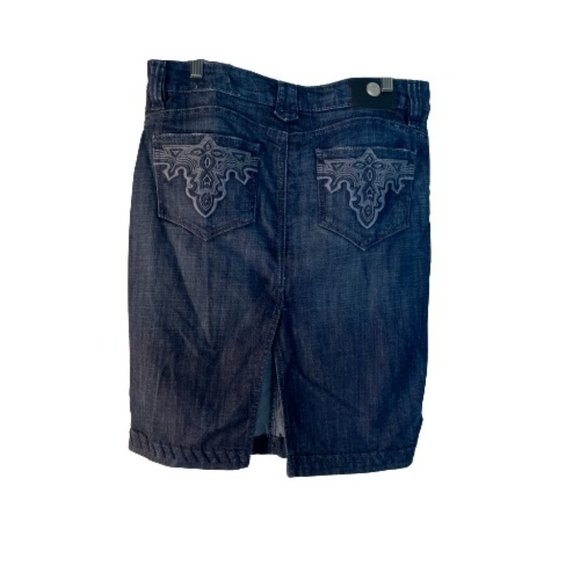 Antik Denim Jean Denim Pencil Skirt Size 30 - Picture 3 of 10